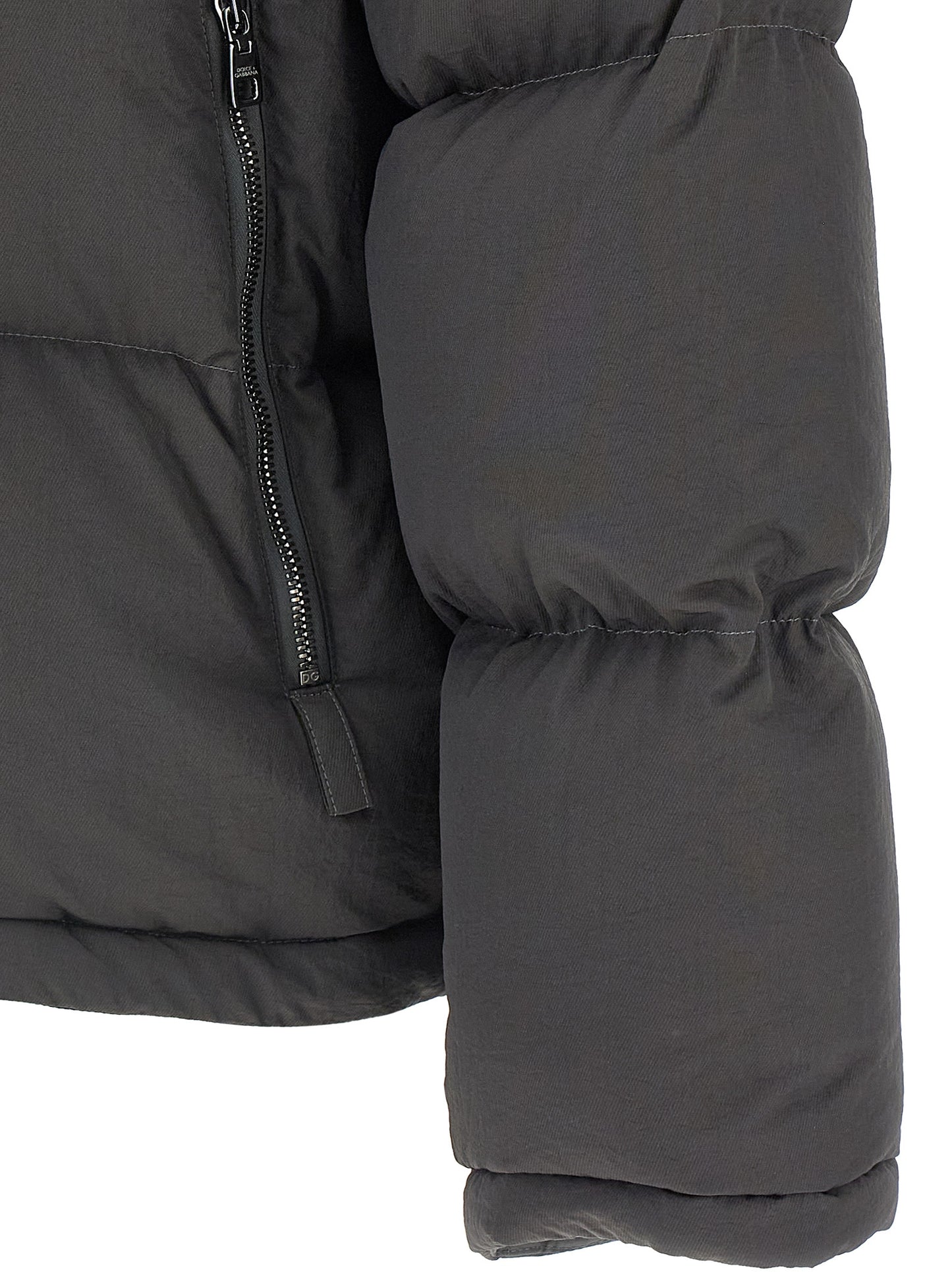 Dolce & Gabbana Men Logo Patch Down Jacket DOLCE & GABBANA