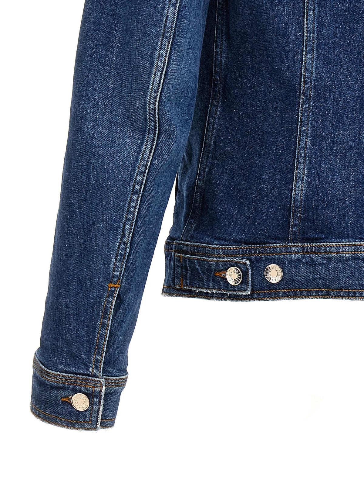Dolce & Gabbana Men Denim Jacket With Used Effect DOLCE & GABBANA
