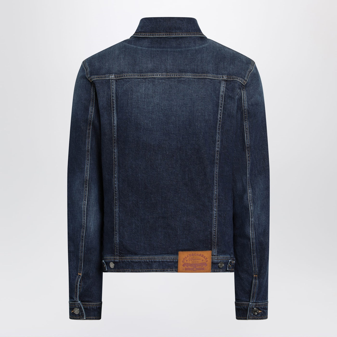 Dolce&Gabbana Blue Denim Jacket Men DOLCE & GABBANA
