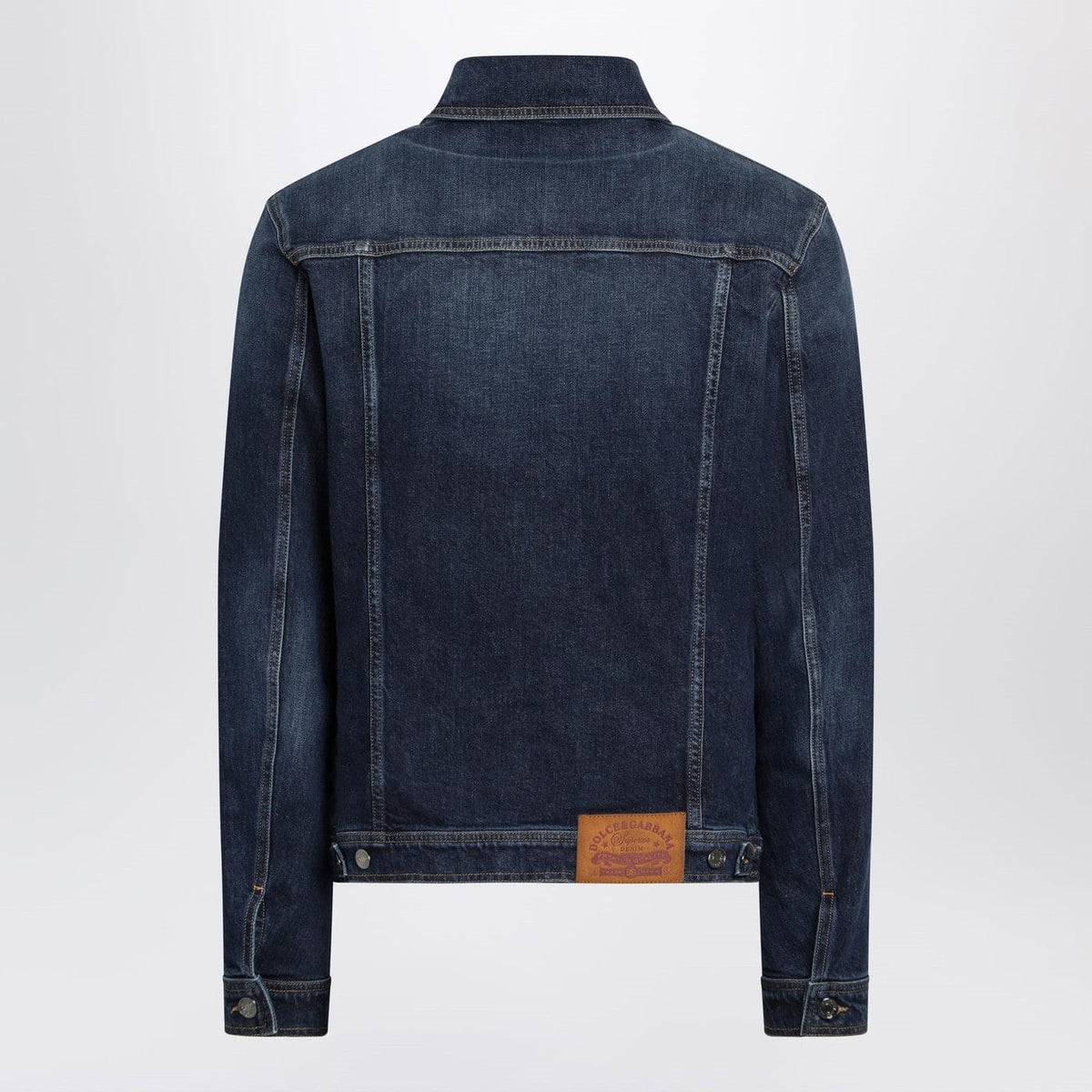 Dolce&Gabbana Blue Denim Jacket Men DOLCE & GABBANA