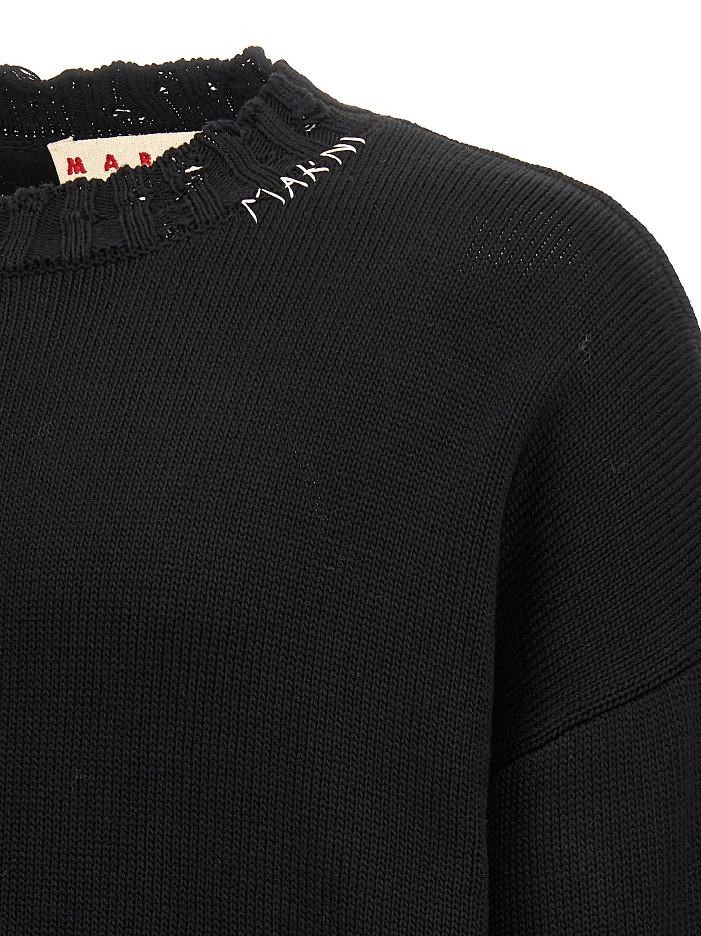Marni Men Destroyed Effect Sweater MARNI