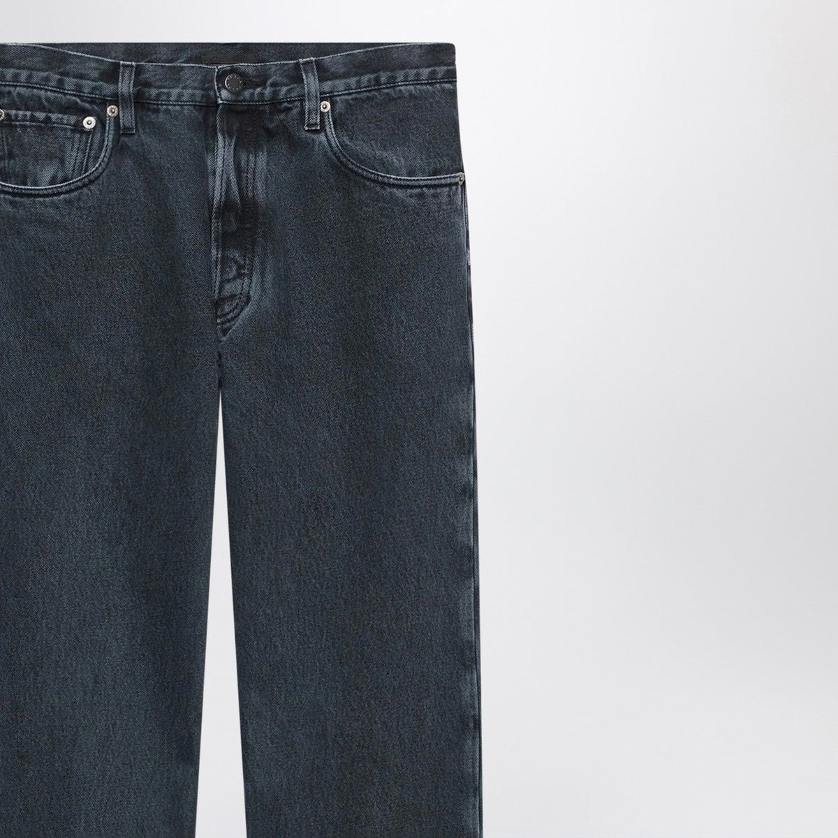 Prada Regular Jeans In Obsidian Colour Men PRADA