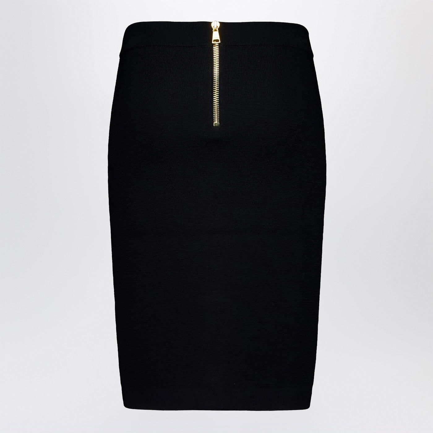 Balmain Black Tweed Pencil Skirt Women BALMAIN