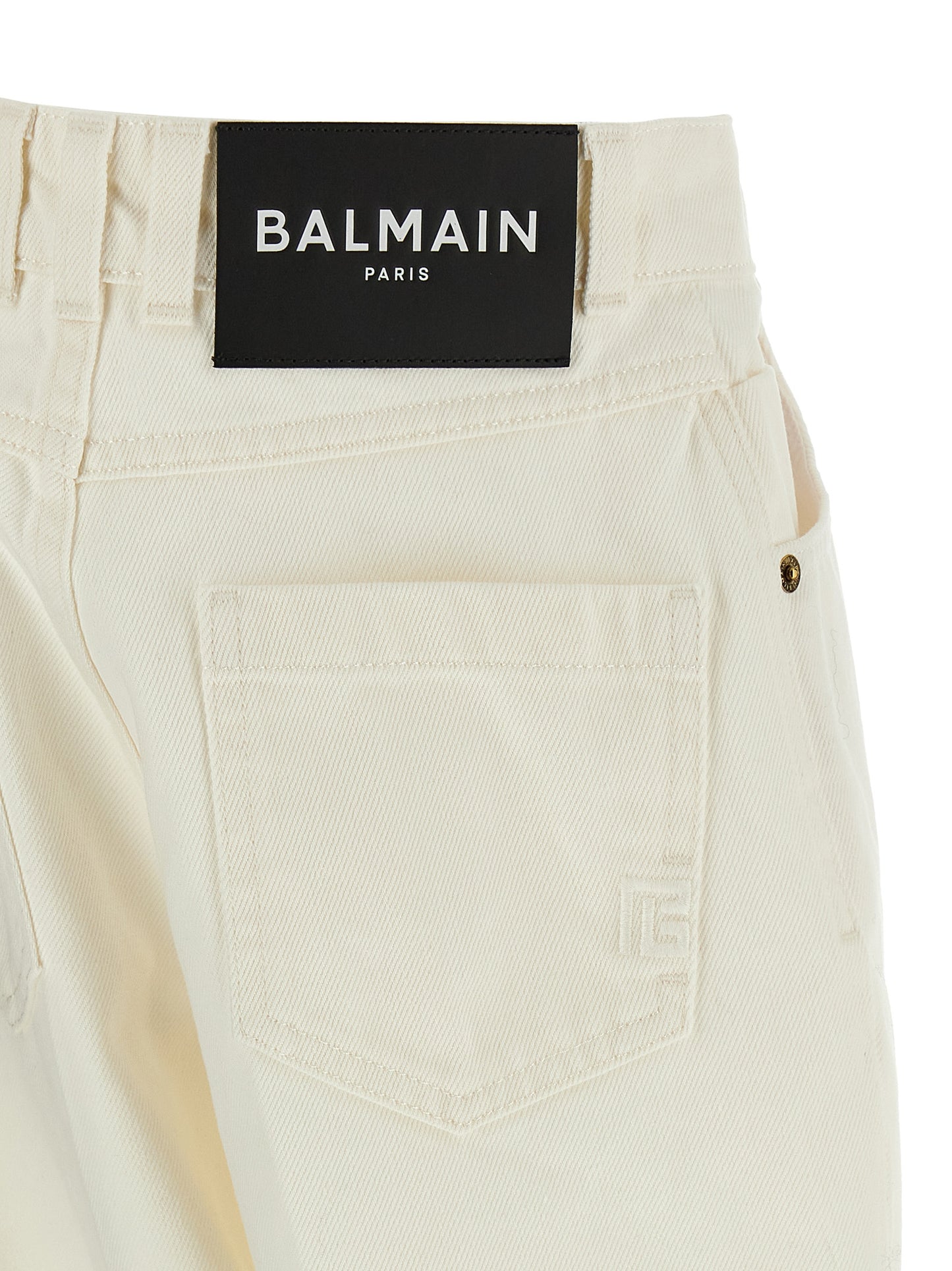Balmain Women Embroidery Jeans BALMAIN