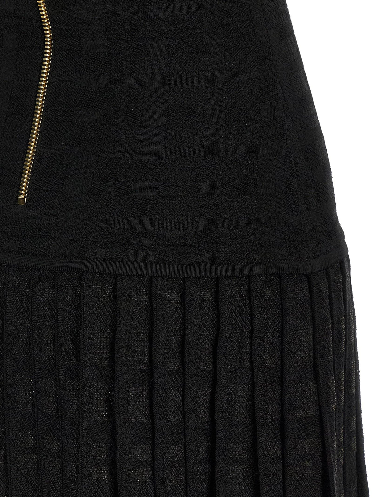 Balmain Women Tartan Knit Dress BALMAIN