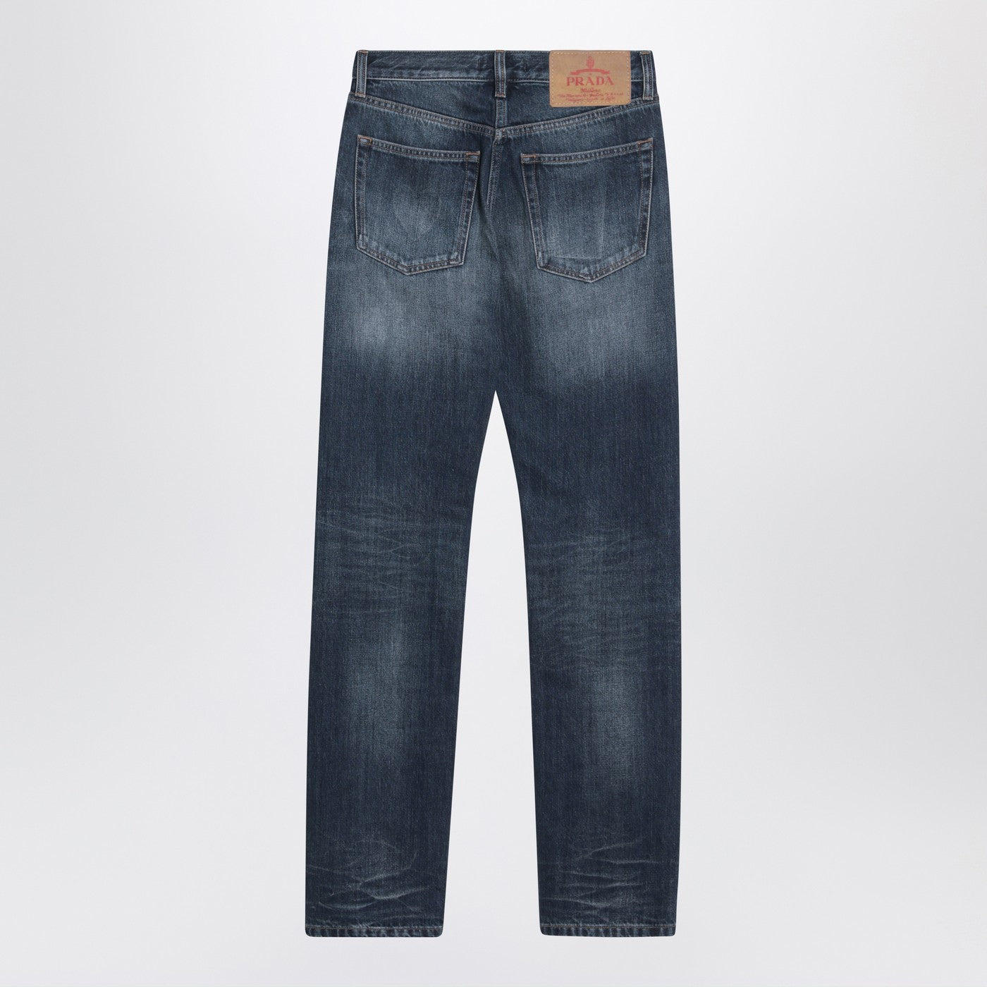 Prada Blue Washed-Out Jeans Women PRADA
