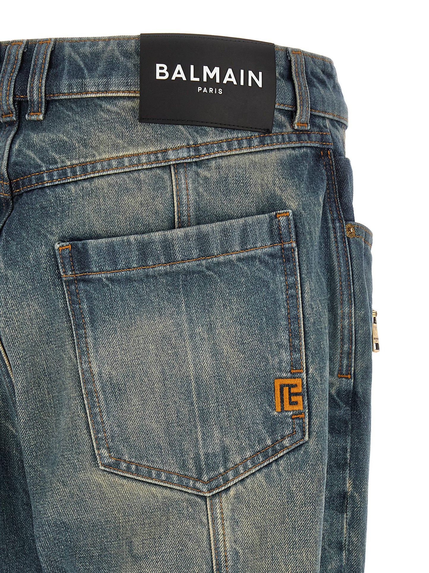Balmain Men Biker Jeans BALMAIN