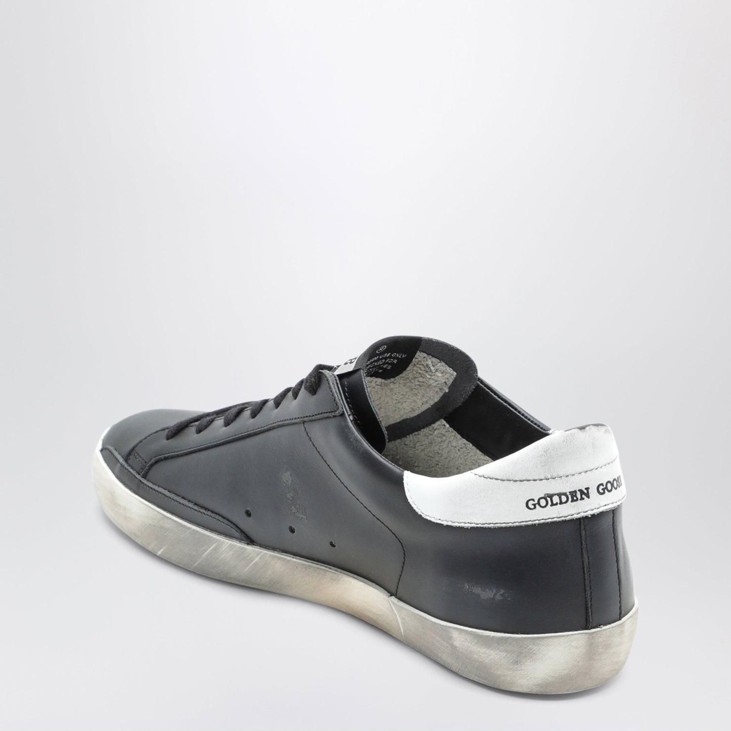 Golden Goose Black And White Super-Star Sneakers Men GOLDEN GOOSE