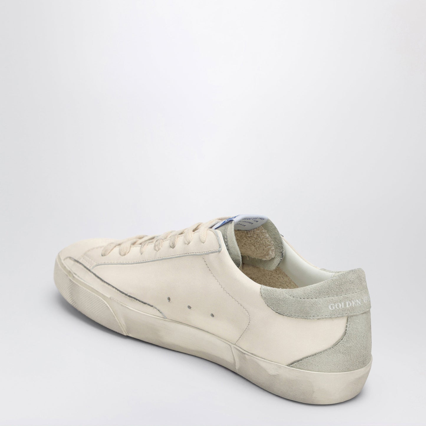 Golden Goose White/Grey Super-Star Sneakers Men GOLDEN GOOSE