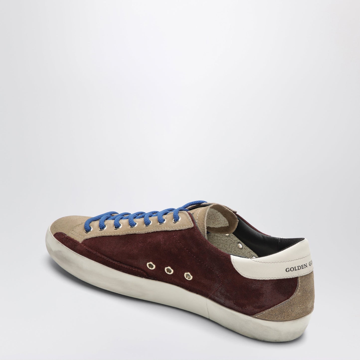 Golden Goose Sneakers Super-Star Dark Red/Warm Grey/Buttercream Men GOLDEN GOOSE