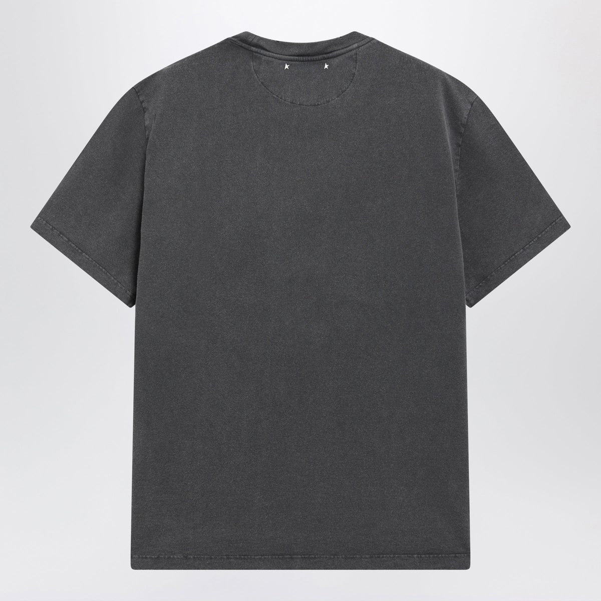 Golden Goose Anthracite Grey Vintage-Effect T-Shirt Men GOLDEN GOOSE
