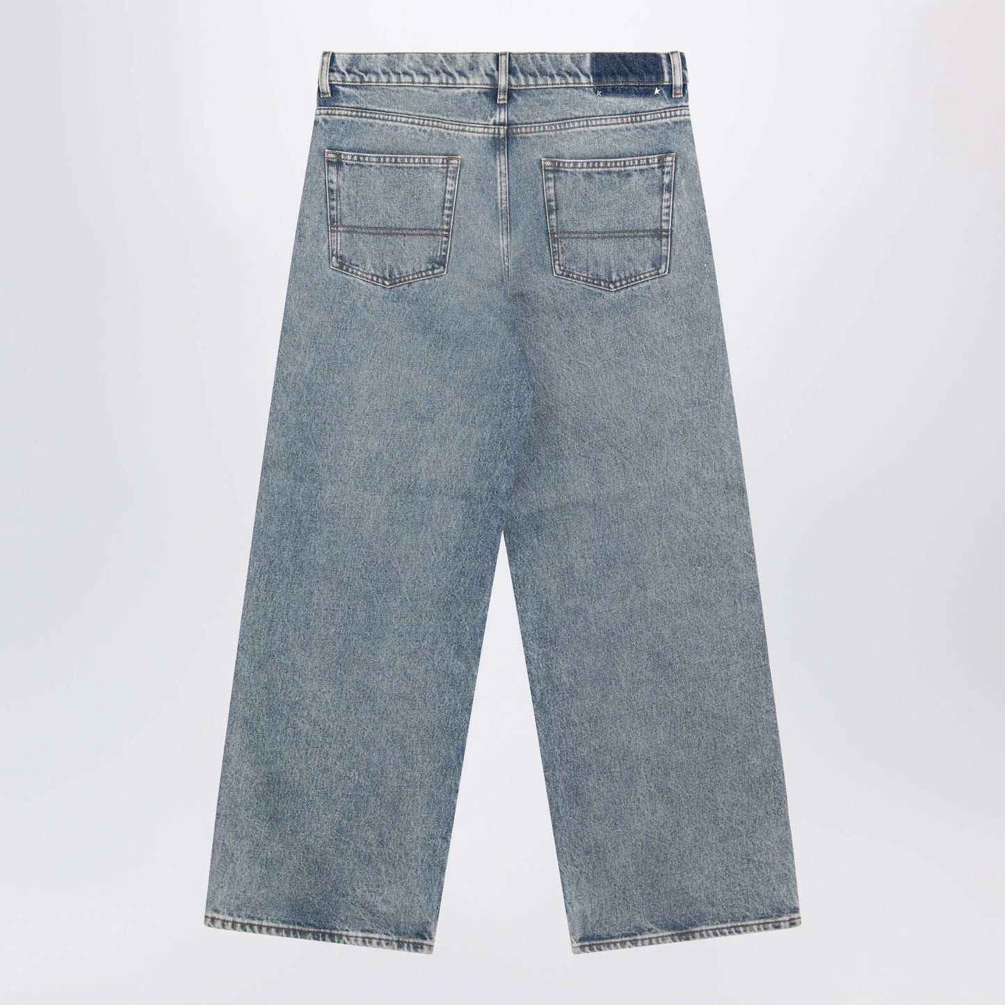 Golden Goose Light Blue Washed-Effect Jeans Men GOLDEN GOOSE