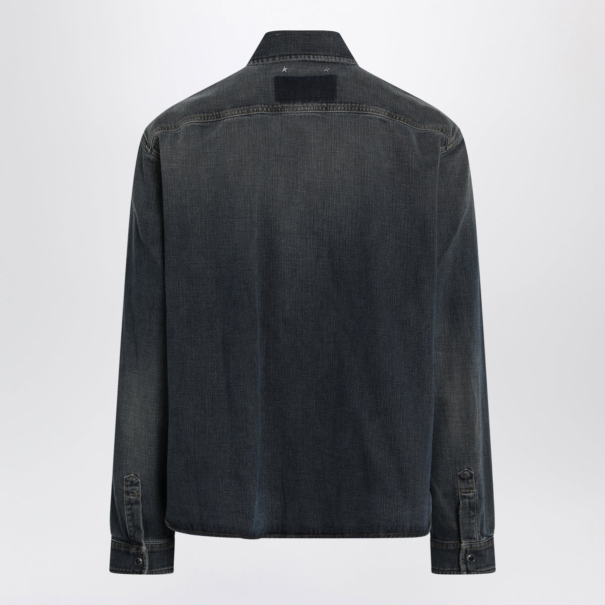 Golden Goose Journey Blue Denim Shirt Men GOLDEN GOOSE