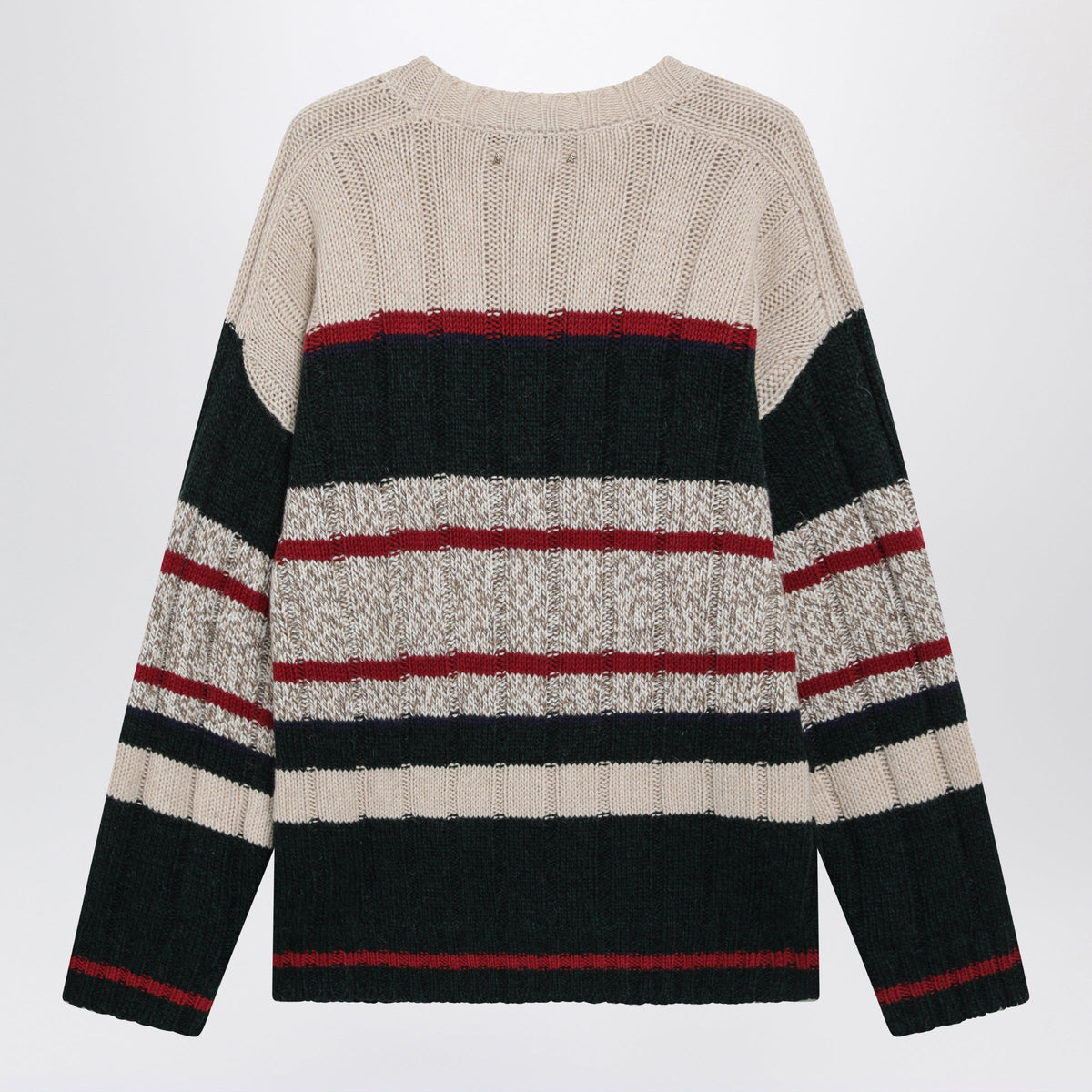 Golden Goose Multicolour Striped Jumper In Alpaca Blend Men GOLDEN GOOSE
