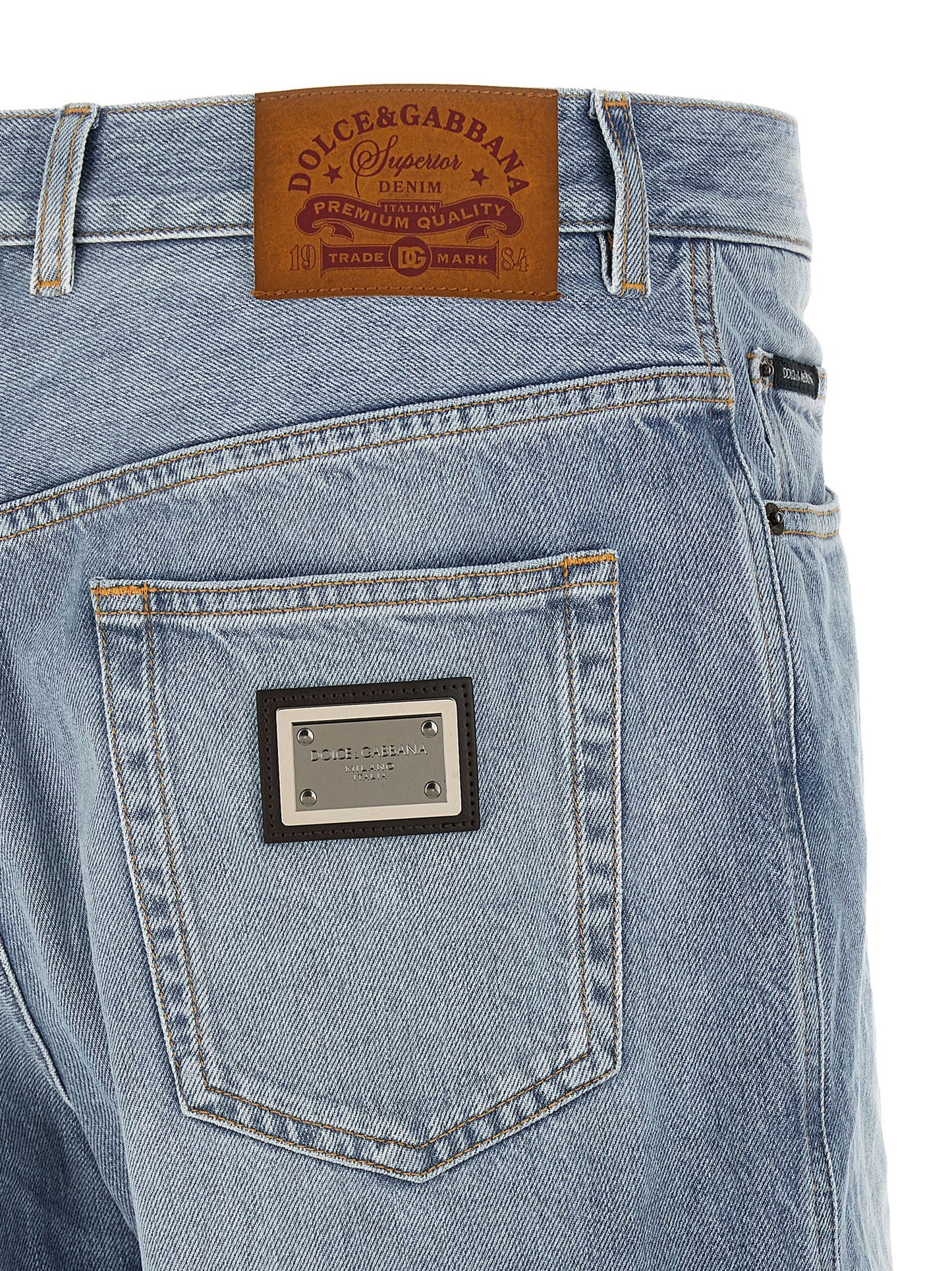 Dolce & Gabbana Men Denim Bermuda Shorts DOLCE & GABBANA