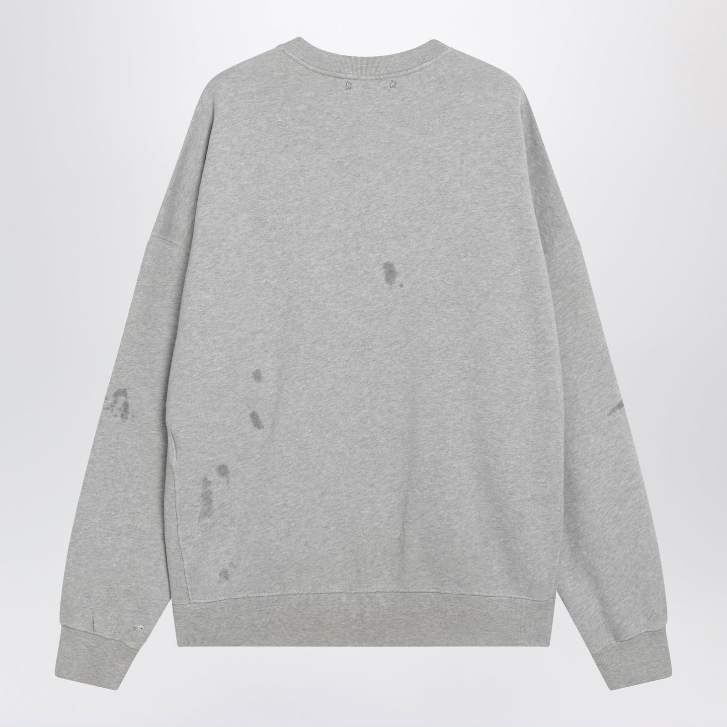 Golden Goose Grey Sweatshirt With College Logo Graphic Women GOLDEN GOOSE