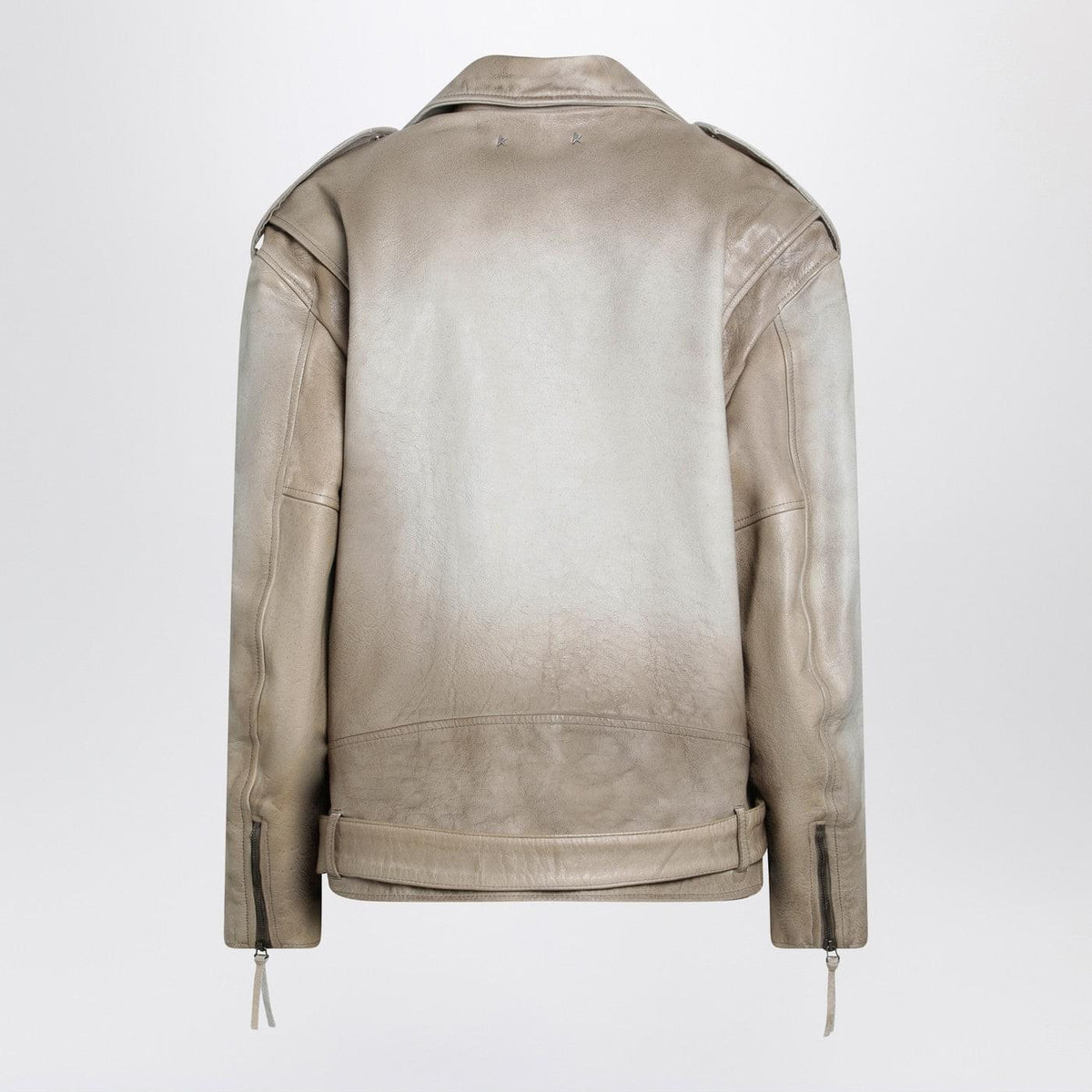 Golden Goose Beige Leather Phoebe Jacket Women GOLDEN GOOSE