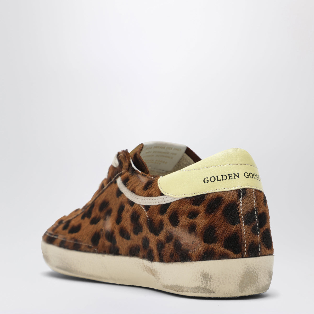 Golden Goose Super-Star Sneakers In Leopard-Print Pony Hair Women GOLDEN GOOSE