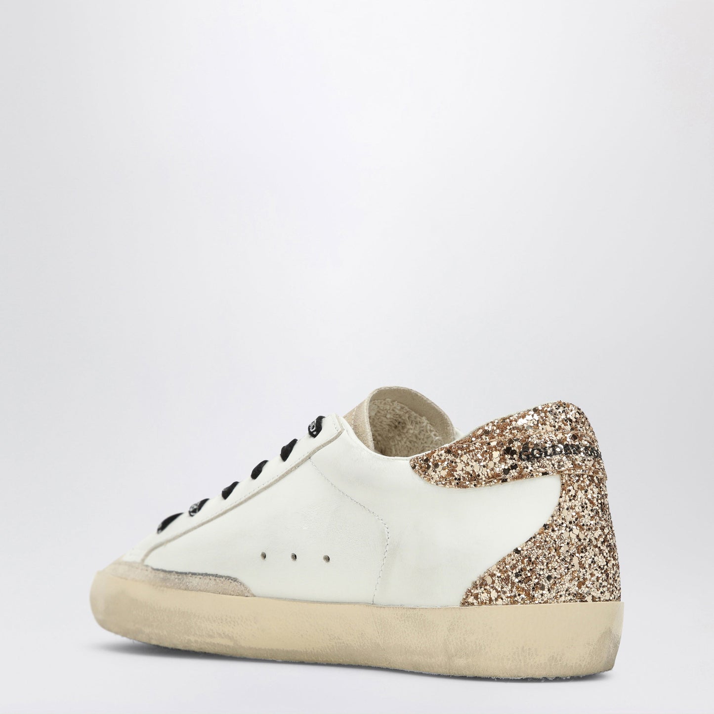Golden Goose White/Silver/Gold Super-Star Sneakers Women GOLDEN GOOSE