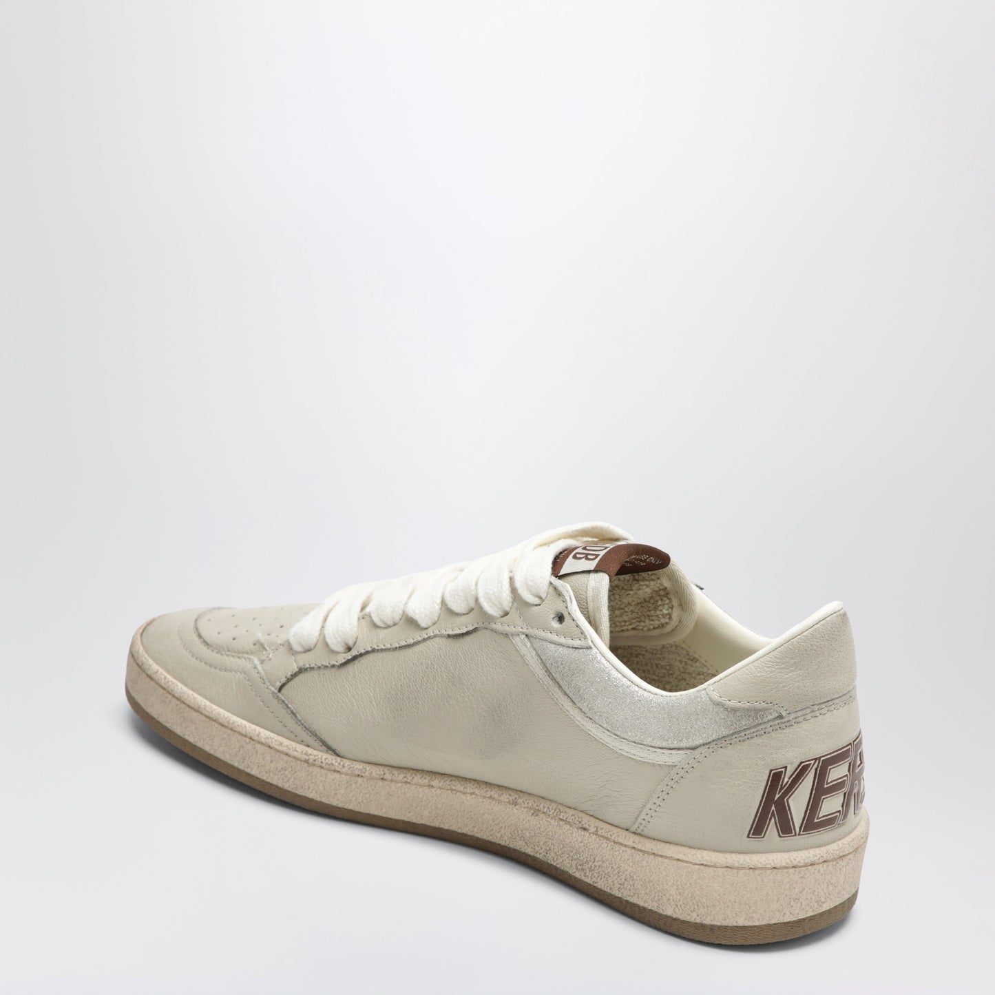 Golden Goose Ball Star Sneakers In Cream/Light Grey Women GOLDEN GOOSE