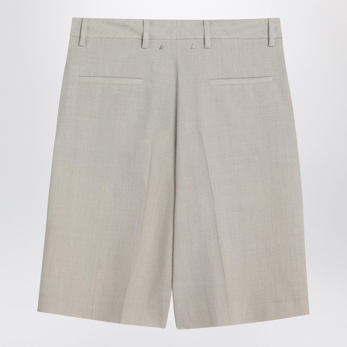Golden Goose Beige Melange Wool-Blend Bermuda Women GOLDEN GOOSE
