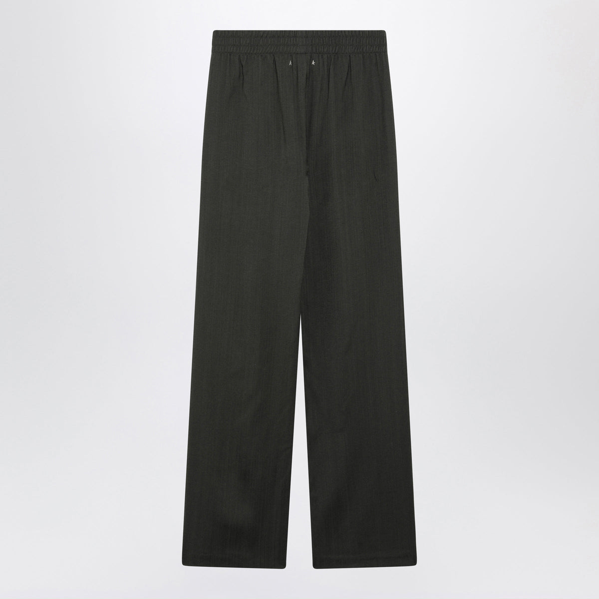 Golden Goose Dark Green Wool-Blend Trousers Women GOLDEN GOOSE