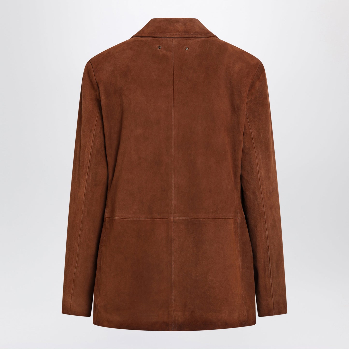 Golden Goose Robyn Suede Sheepskin Blazer In Cambridge Brown Women GOLDEN GOOSE