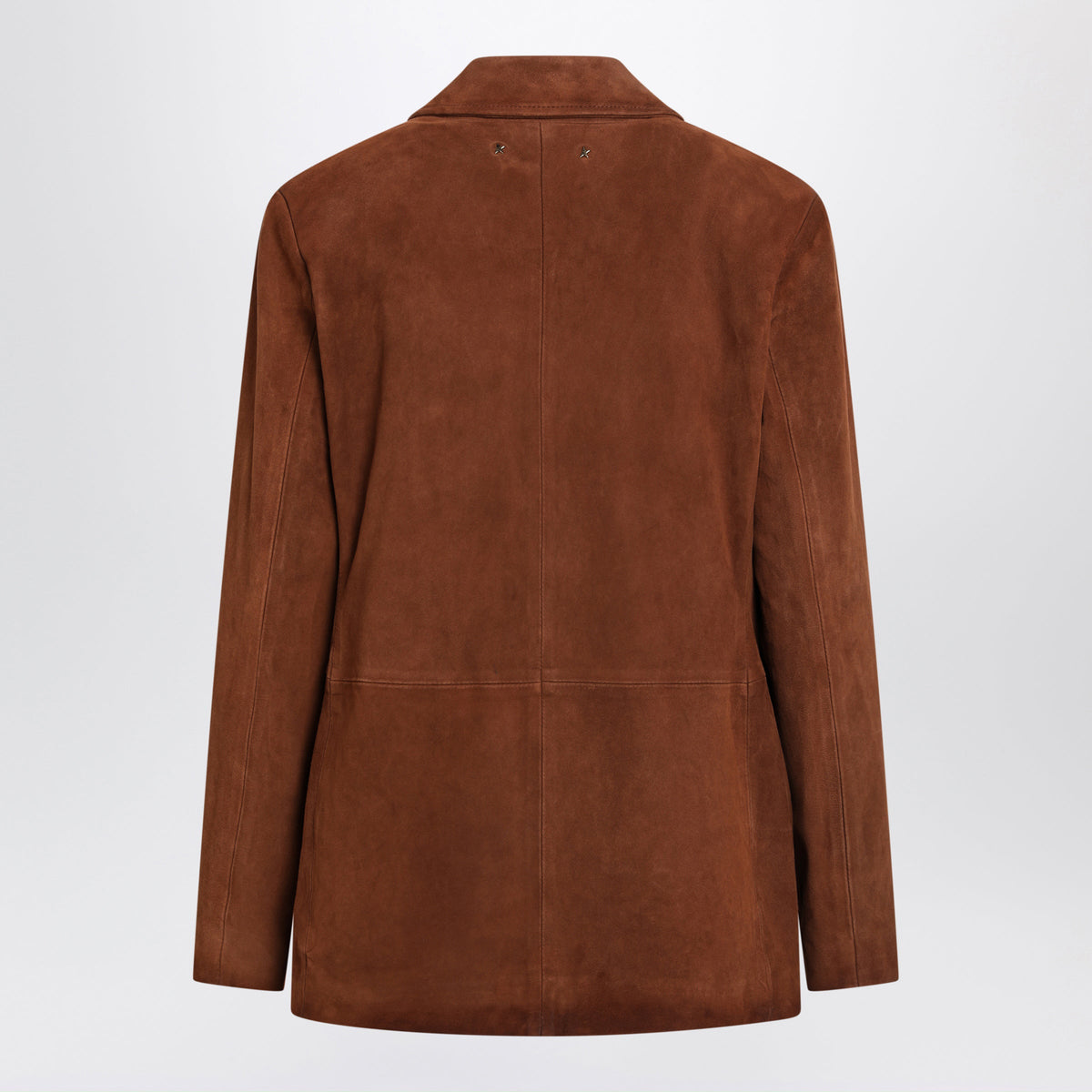 Golden Goose Robyn Suede Sheepskin Blazer In Cambridge Brown Women GOLDEN GOOSE