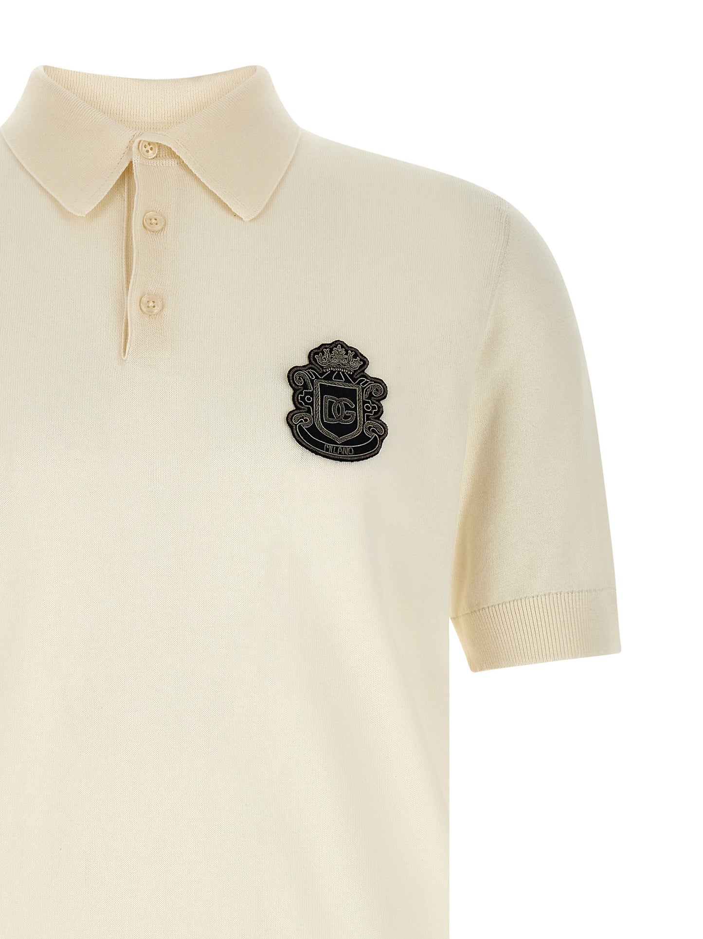Dolce & Gabbana Men 'Dg' Patch Polo Shirt DOLCE & GABBANA