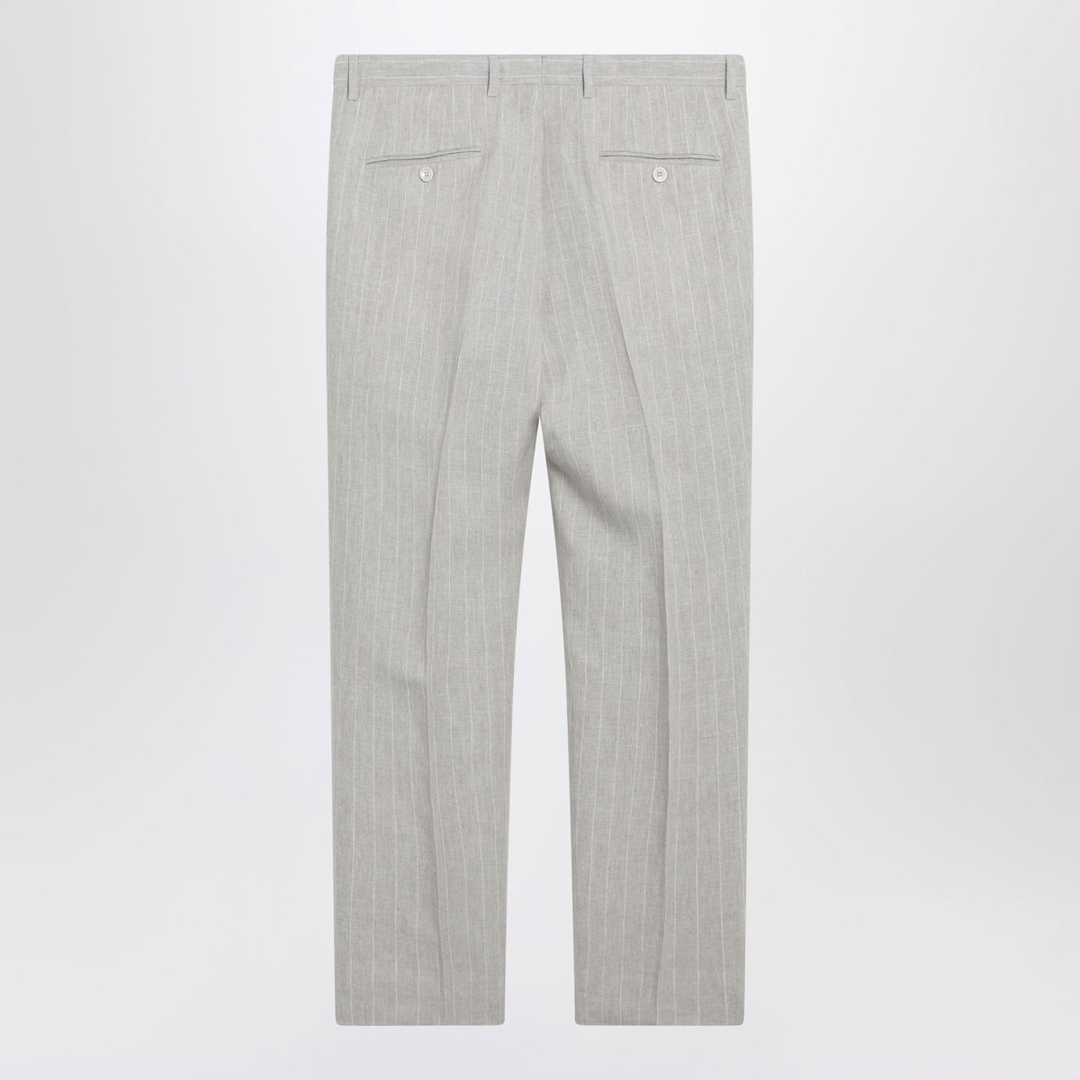 Dolce&Gabbana Pinstripe Linen Tailored Trousers Men DOLCE & GABBANA
