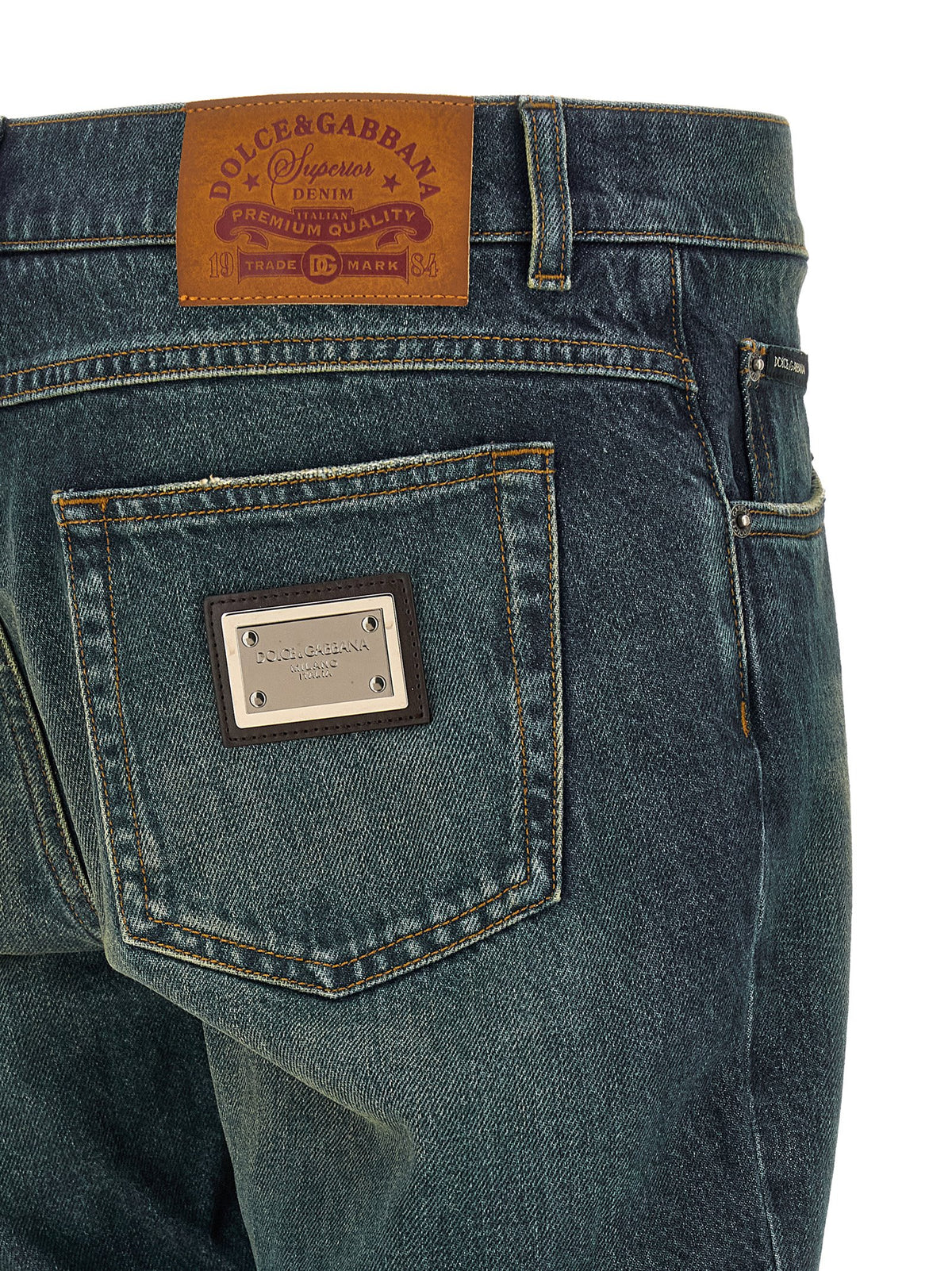 Dolce & Gabbana Men Logo Tag Jeans DOLCE & GABBANA