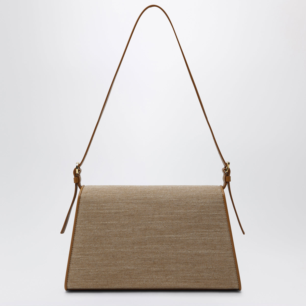 Savette Symmetry Crossbody Bag In Canvas And Light Brown Leather Women SAVETTE