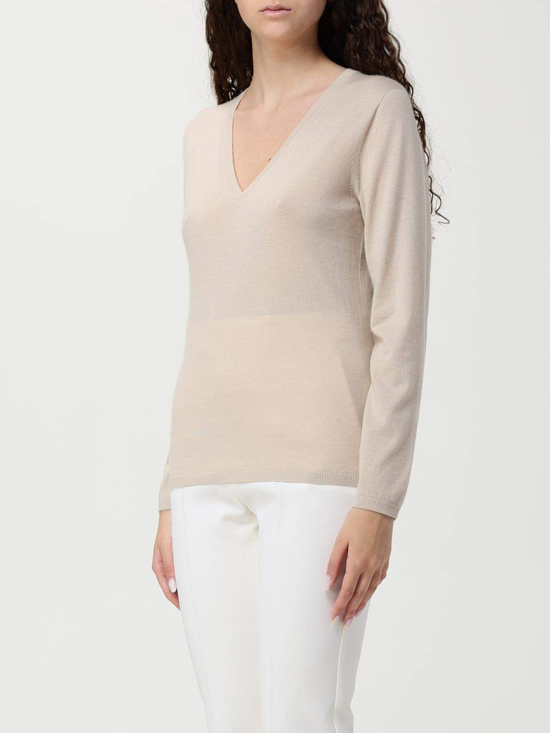 Max Mara Sweater Woman Sand MAX MARA