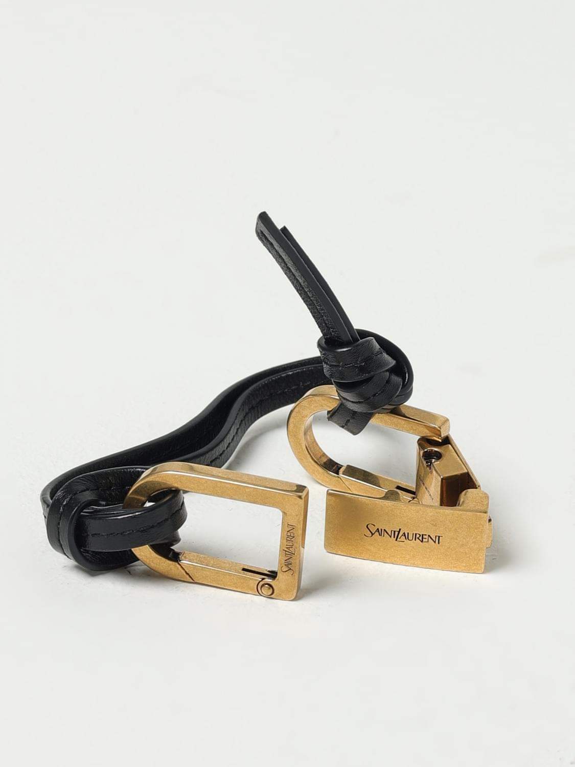 Saint Laurent Keyring Men Gold SAINT LAURENT