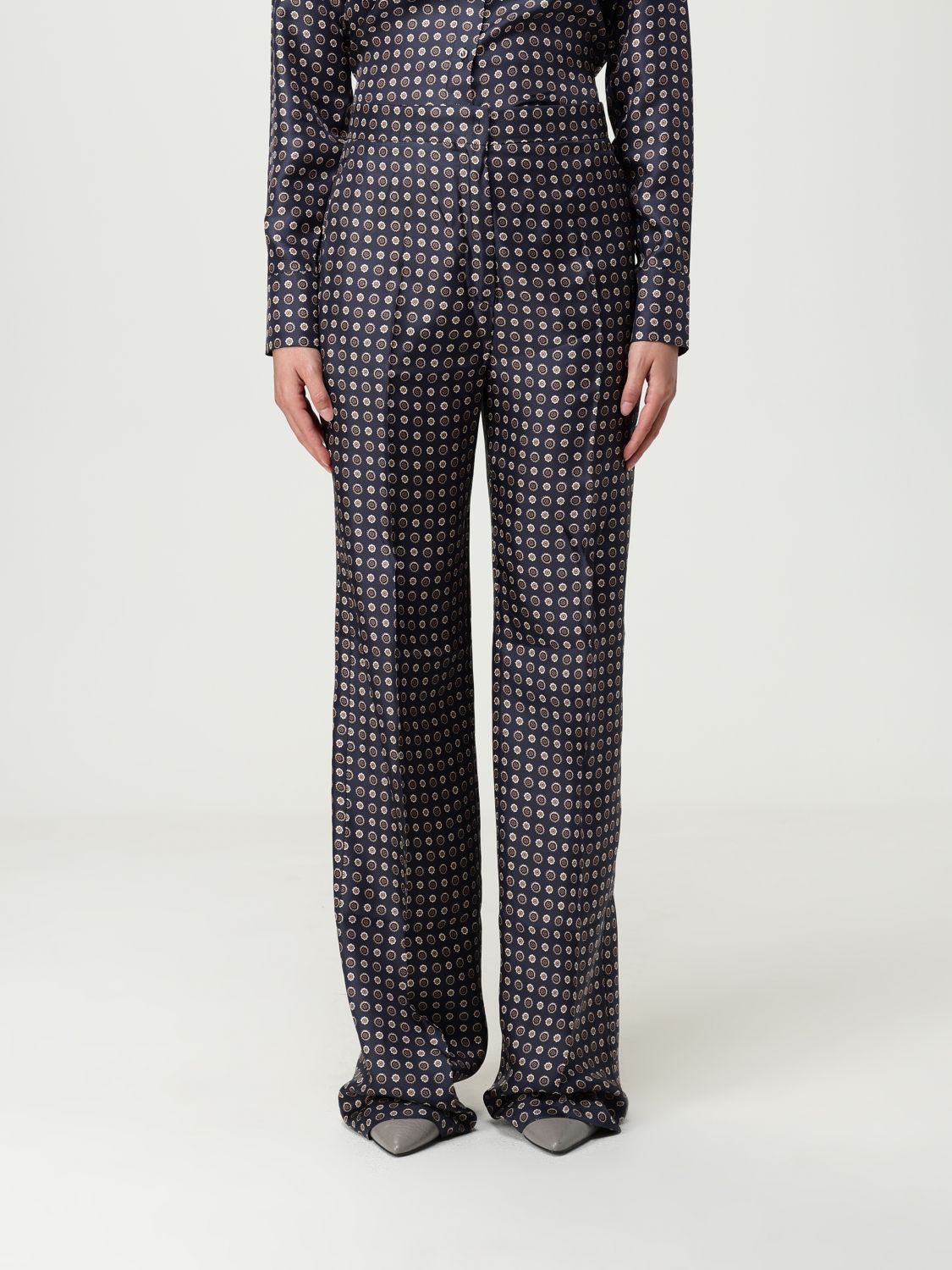 Max Mara Studio Pants Woman Blue MAX MARA STUDIO