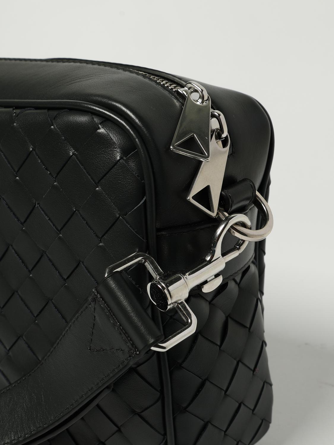 Bottega Veneta Shoulder Bag Men Silver BOTTEGA VENETA