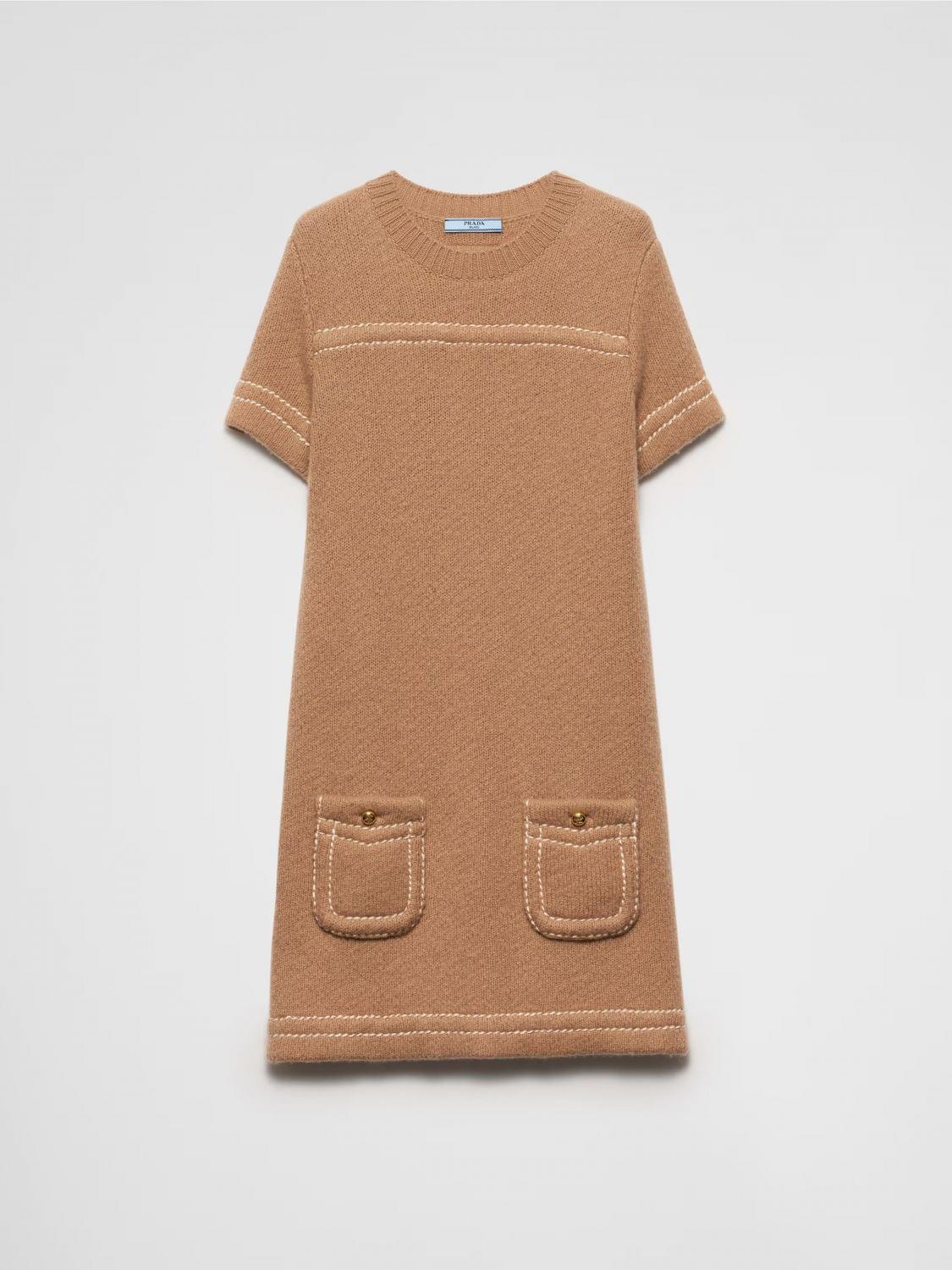 Prada Dress Woman Camel PRADA