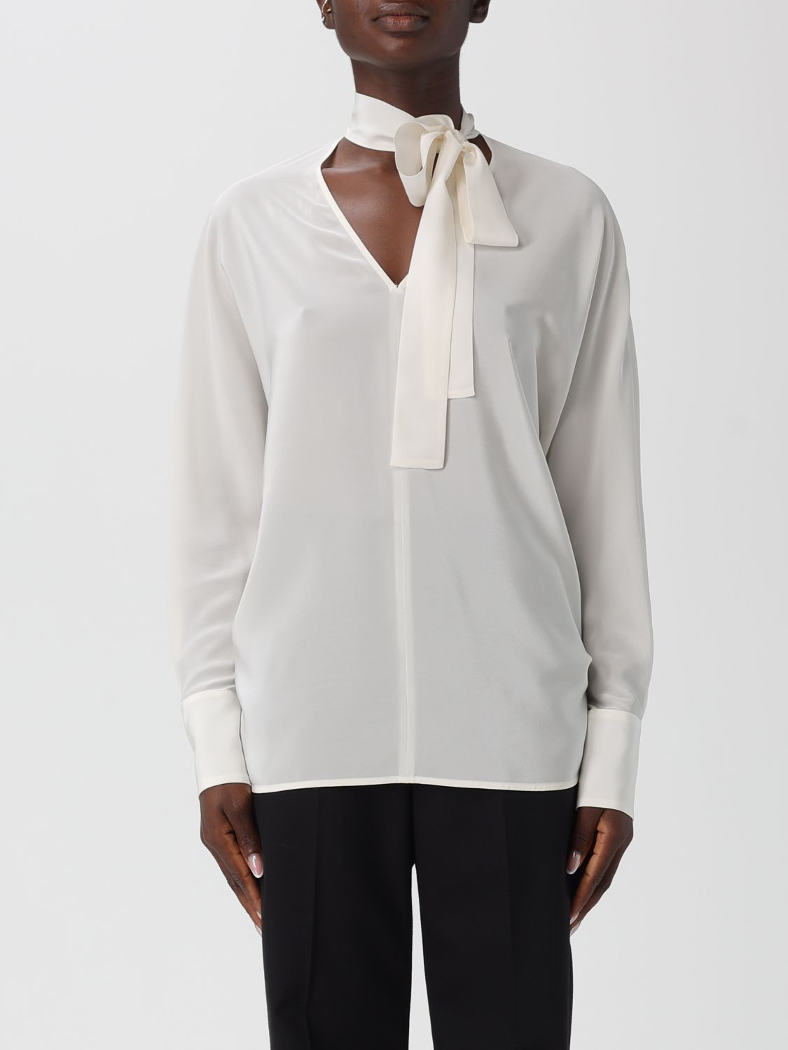Max Mara Studio Top Woman White MAX MARA STUDIO