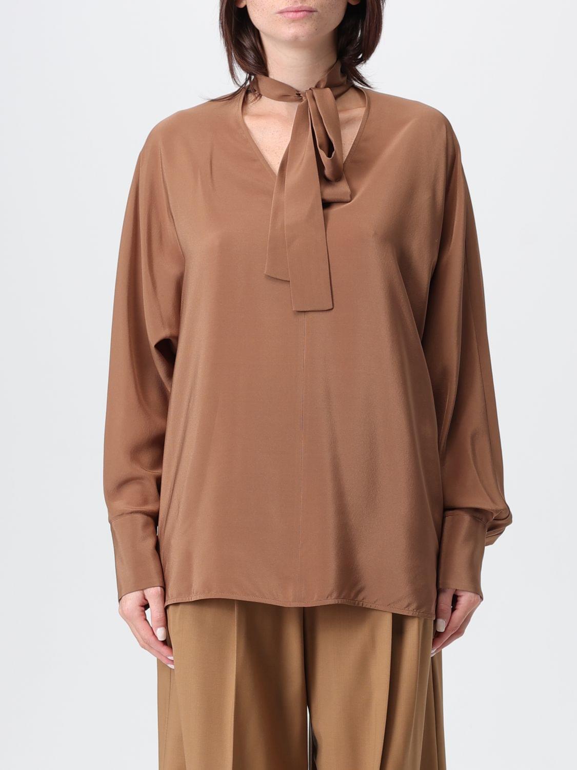 Max Mara Studio Top Woman Walnut MAX MARA STUDIO