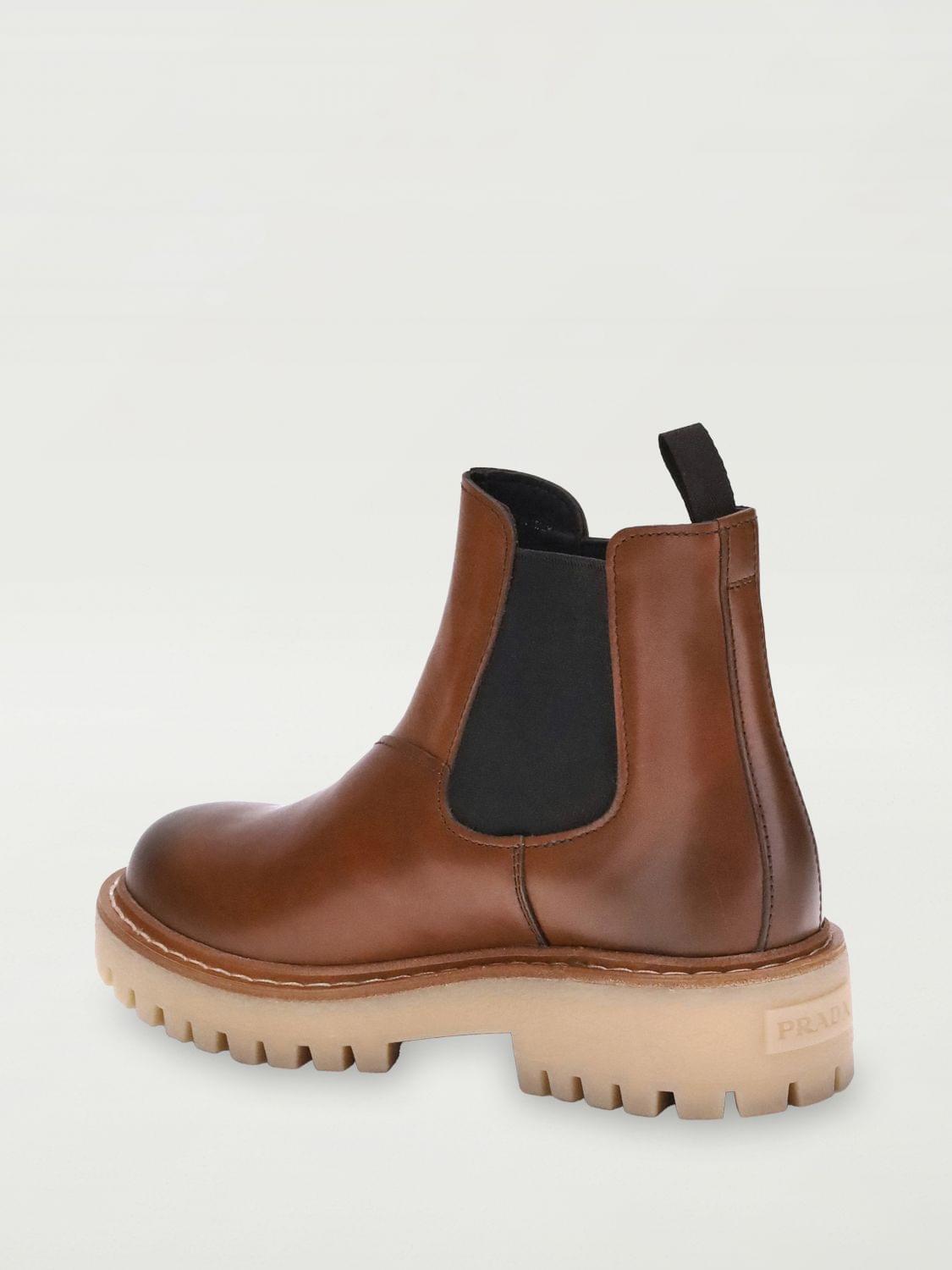 Prada Boot Men Brown PRADA