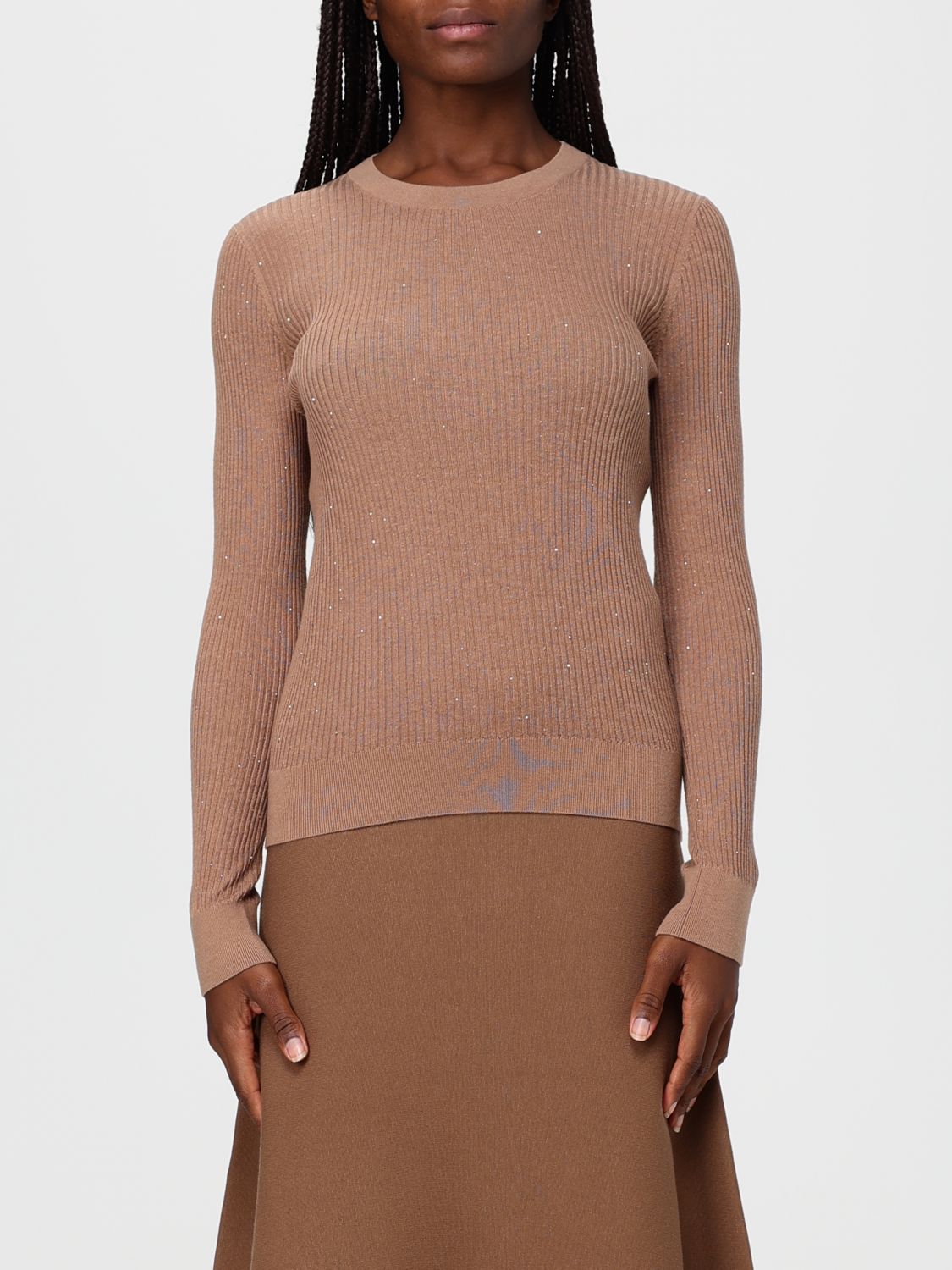 Max Mara Studio Sweater Woman Beige MAX MARA STUDIO