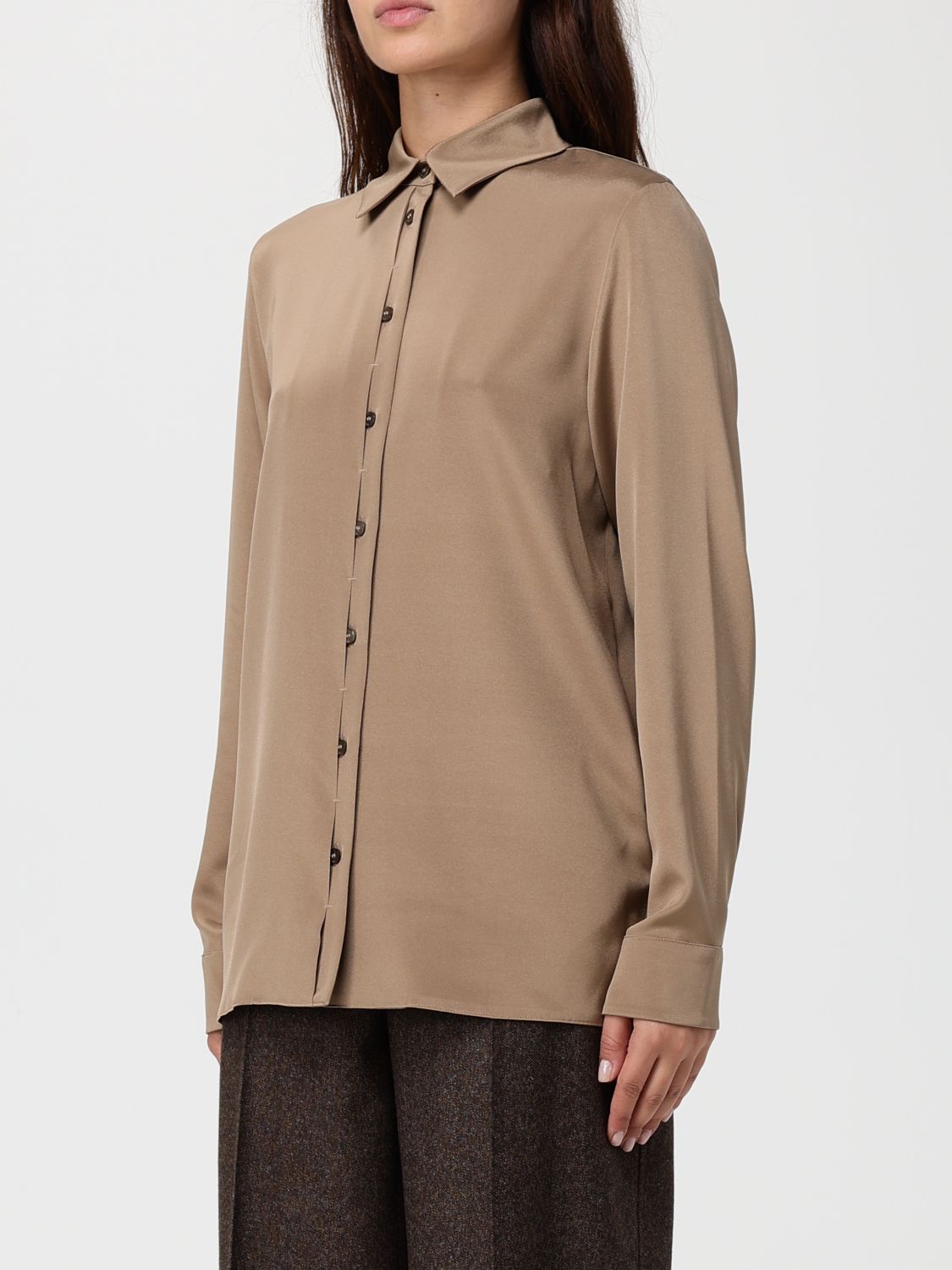 Max Mara Shirt Woman Brown MAX MARA
