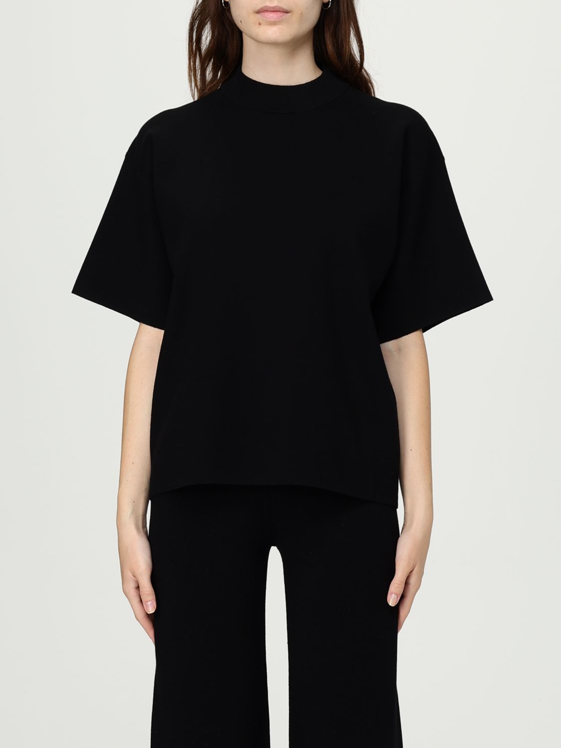 Max Mara Studio Top Woman Black MAX MARA STUDIO
