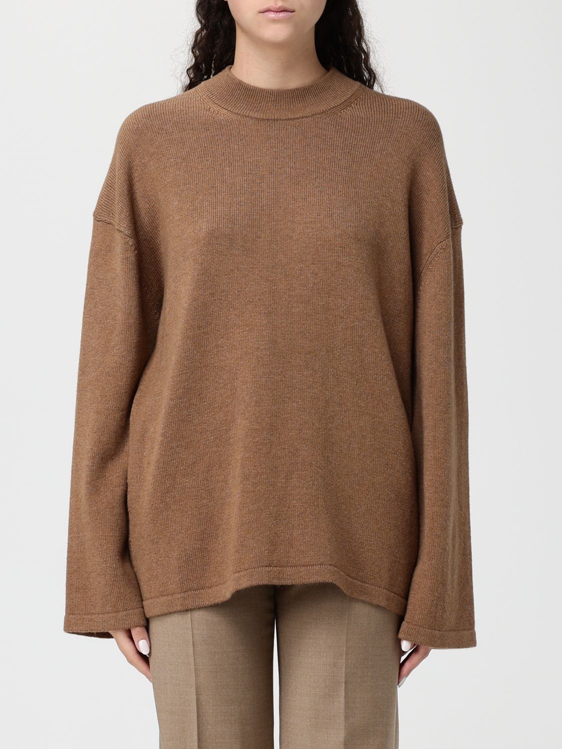 Max Mara Studio Sweater Woman Camel MAX MARA STUDIO