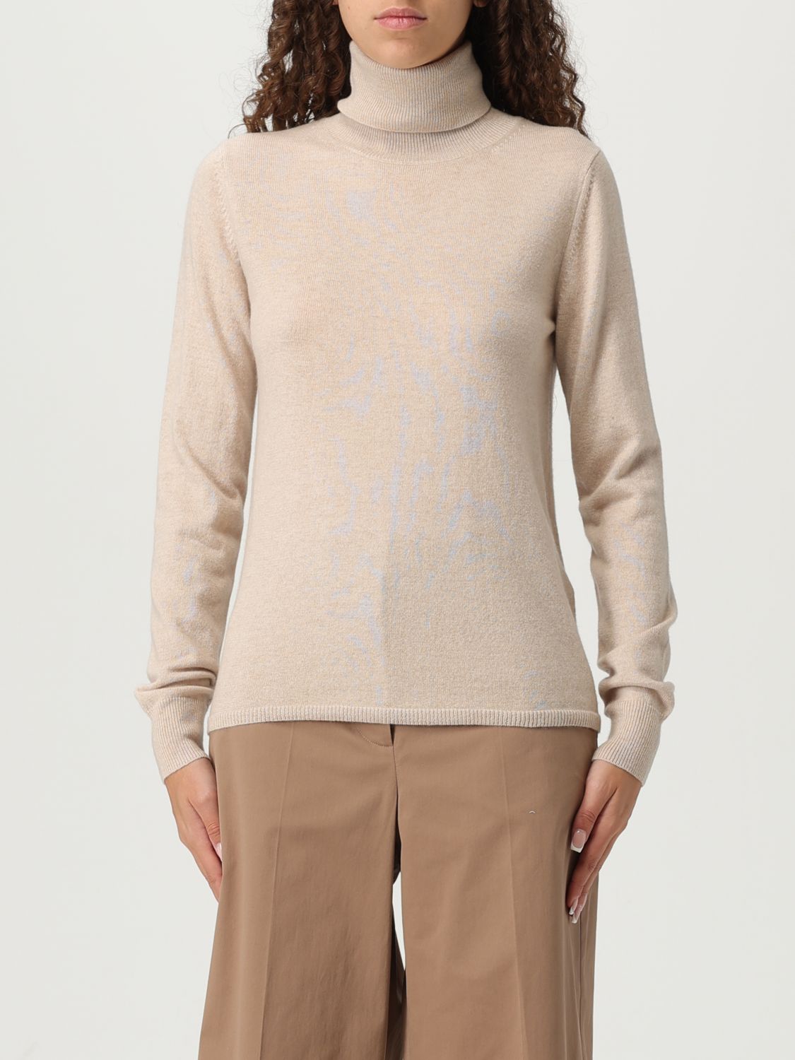 Max Mara Studio Sweater Woman Beige