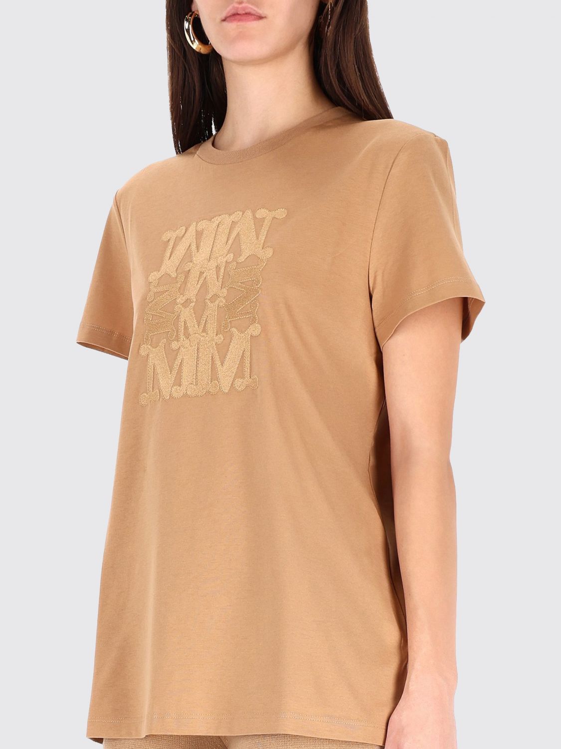 Max Mara T-Shirt Woman Beige MAX MARA
