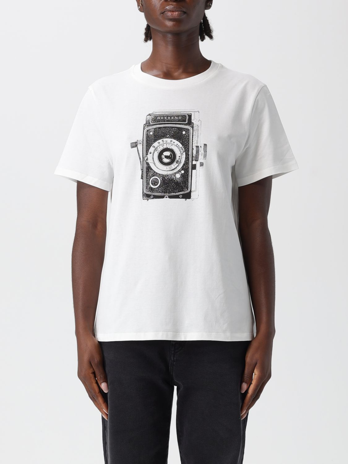 Weekend Max Mara T-Shirt Woman White 2 WEEKEND MAX MARA