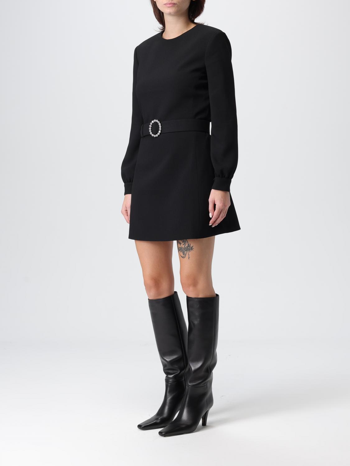 Saint Laurent Dress Woman Black SAINT LAURENT