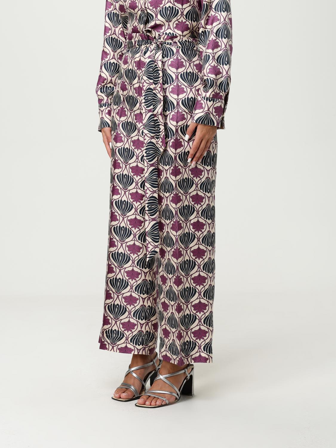 Max Mara Pants Woman Violet MAX MARA