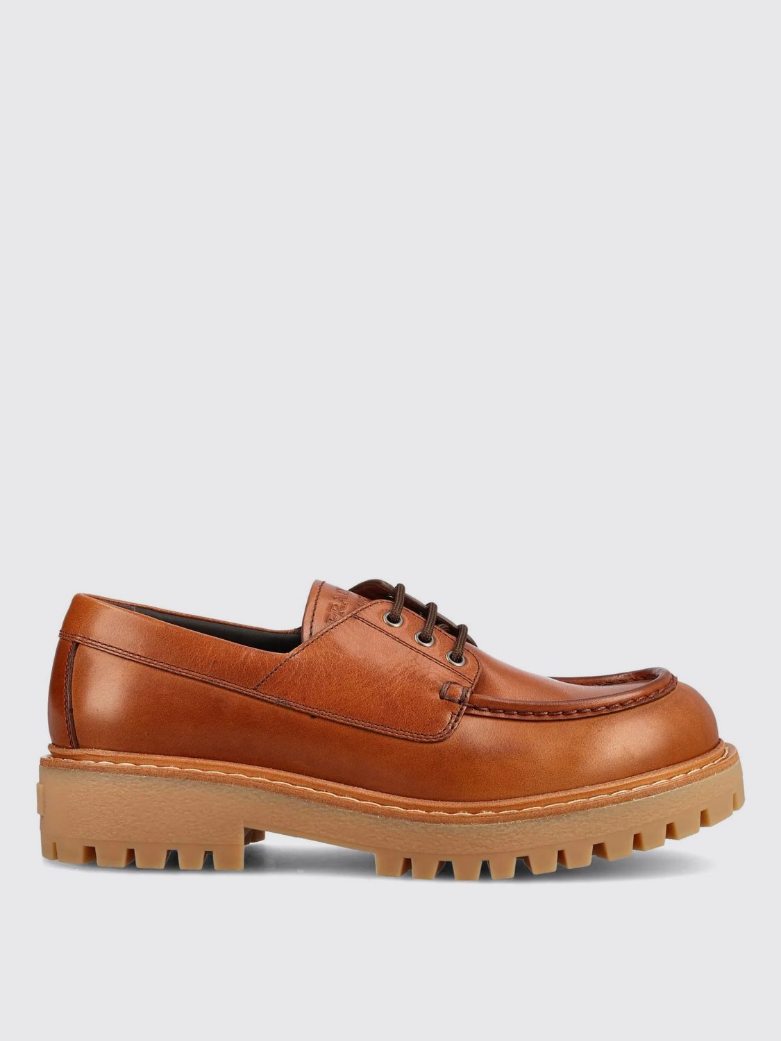 Prada Brogue Shoes Men Brown PRADA